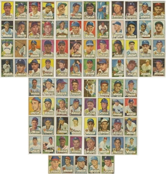 1952 Topps “Low Numbers” Collection (85 Different)